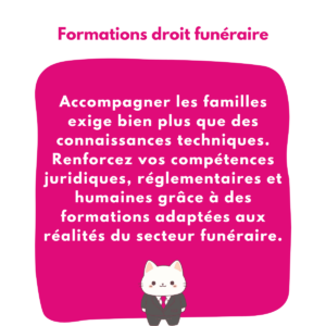 Lire la suite à propos de l’article Formation droit funéraire